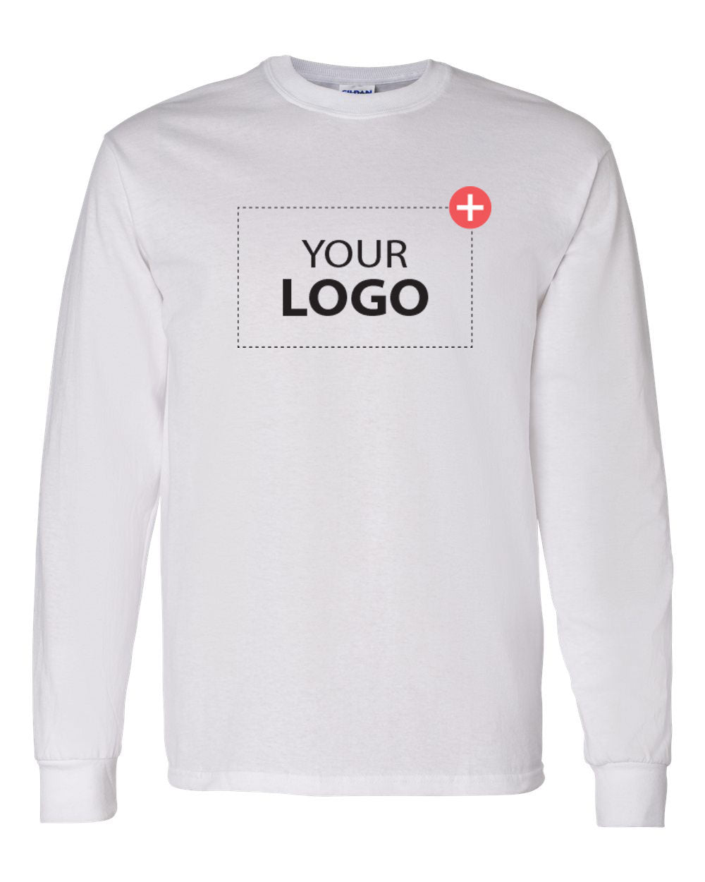 WHITE LONG SLEEVE T-SHIRT 1 IMPRINT 1 COLOUR SPECIAL