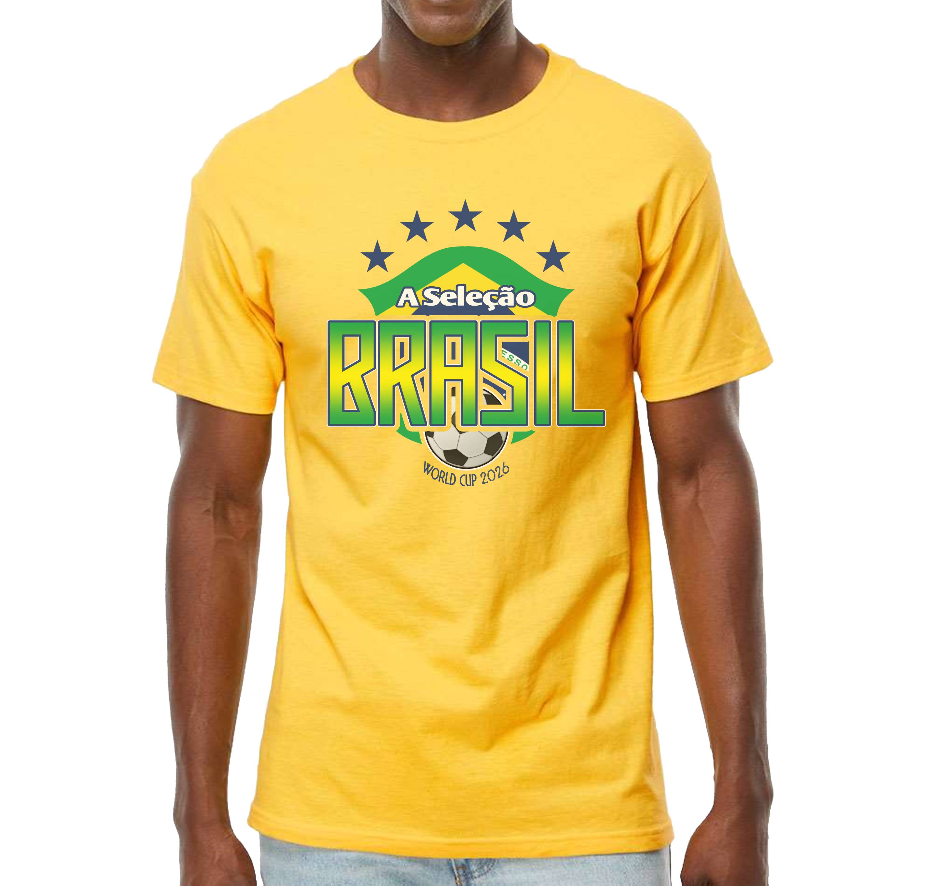 Brazil 2026 World Cup Fan T-Shirt – A Seleção Soccer Tee
