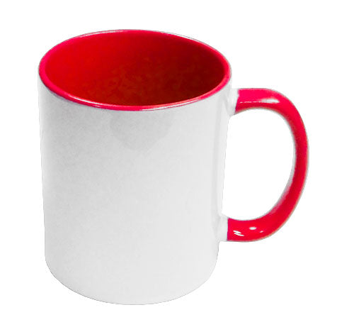 12 oz Colored Interior Ceramic Mug