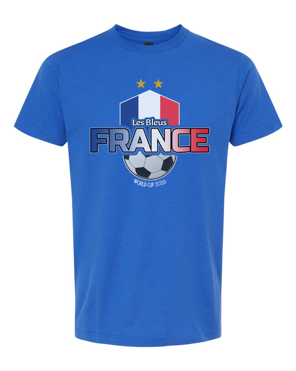 France 2026 World Cup Fan T-Shirt – Les Bleus Soccer Tee