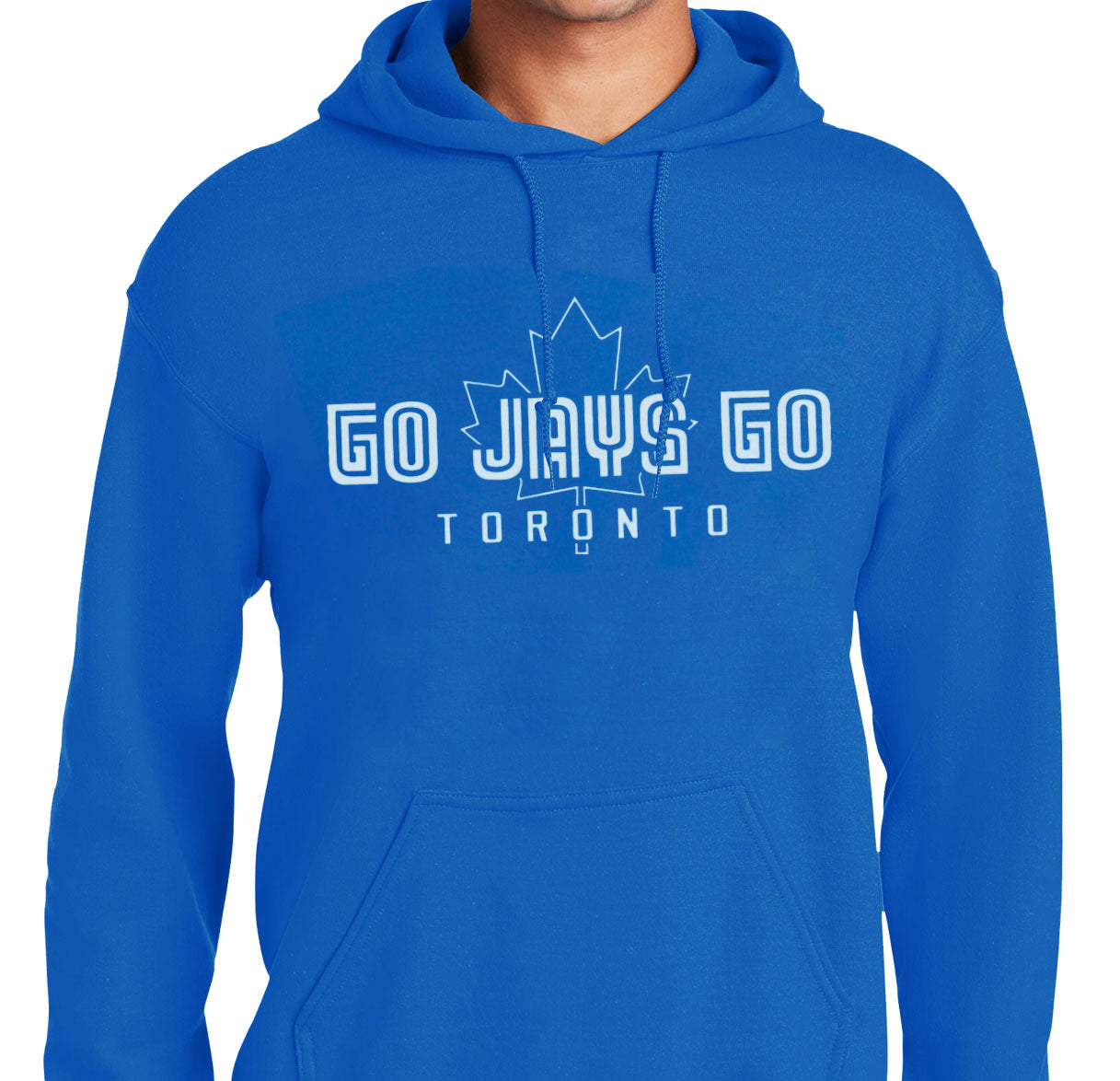 Go Jays Go Hoodie – Unisex Baseball Fan Sweatshirt, Comfortable Soft Fleece Pullover, for Fans