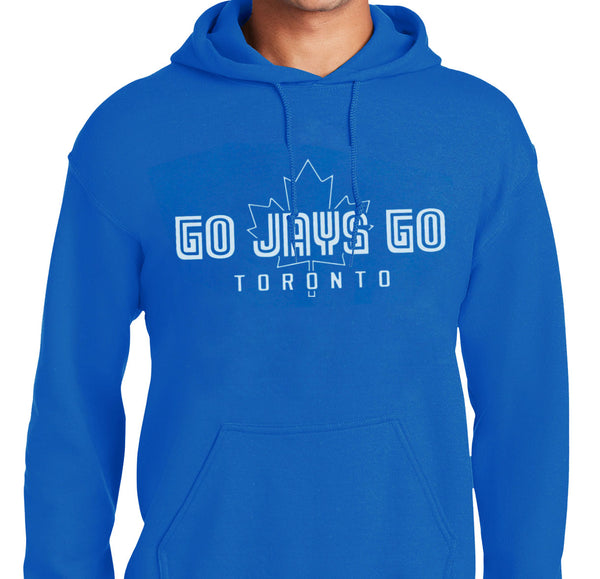 Go Jays Go Hoodie – Unisex Baseball Fan Sweatshirt, Comfortable Soft Fleece Pullover, for Fans