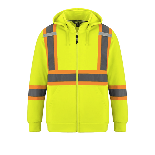L01380 - Infinity - Men's Hi-Vis Polyester Full Zip Hoodie