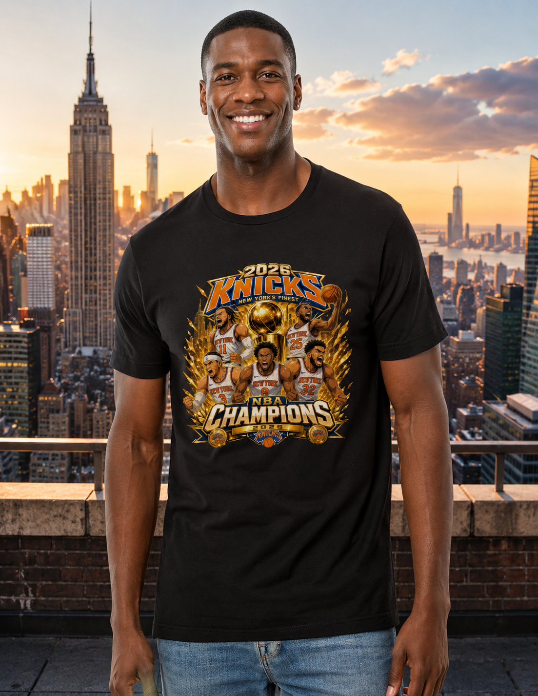 New York Basketball Champions 2026 T-Shirt