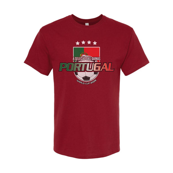 Portugal 2026 World Cup Fan T-Shirt – A Seleção das Quinas Soccer Tee