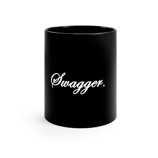 Swagger Mug in Black - Signature White Logo Print