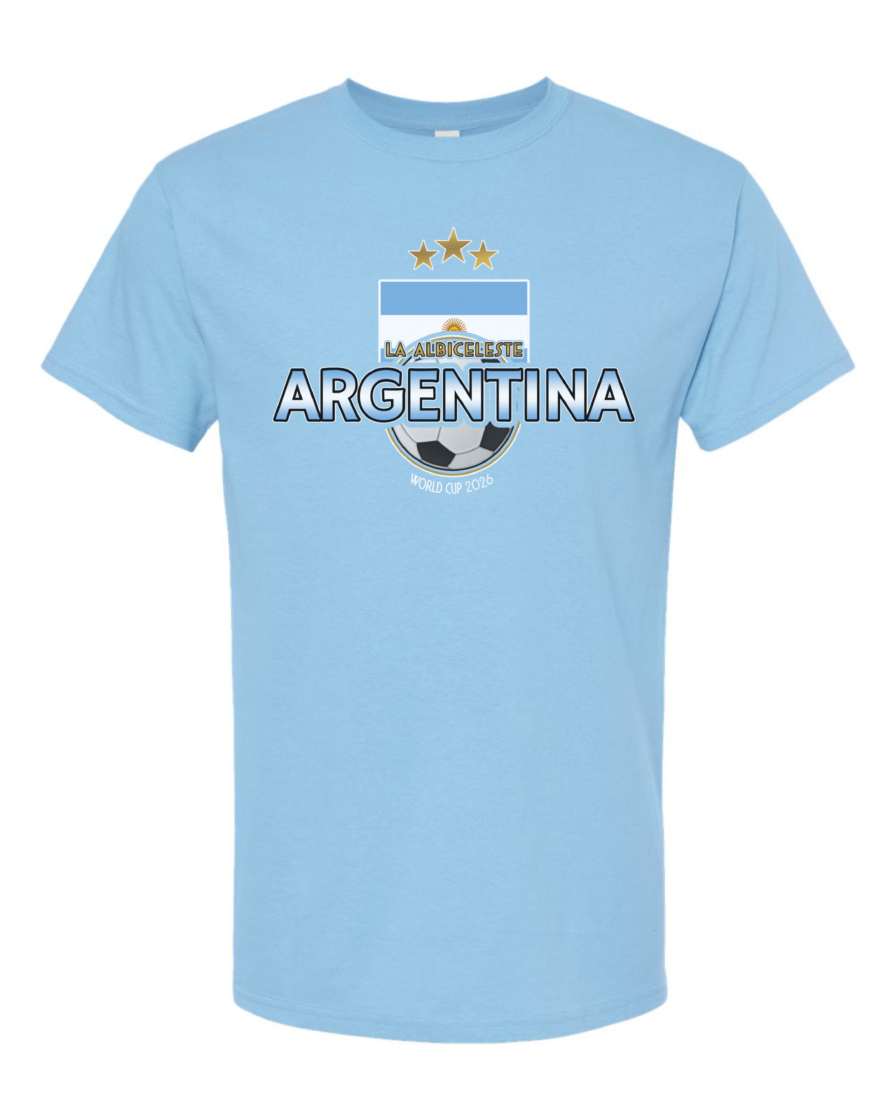 Argentina 2026 World Cup Fan T-Shirt – La Albiceleste Soccer Tee