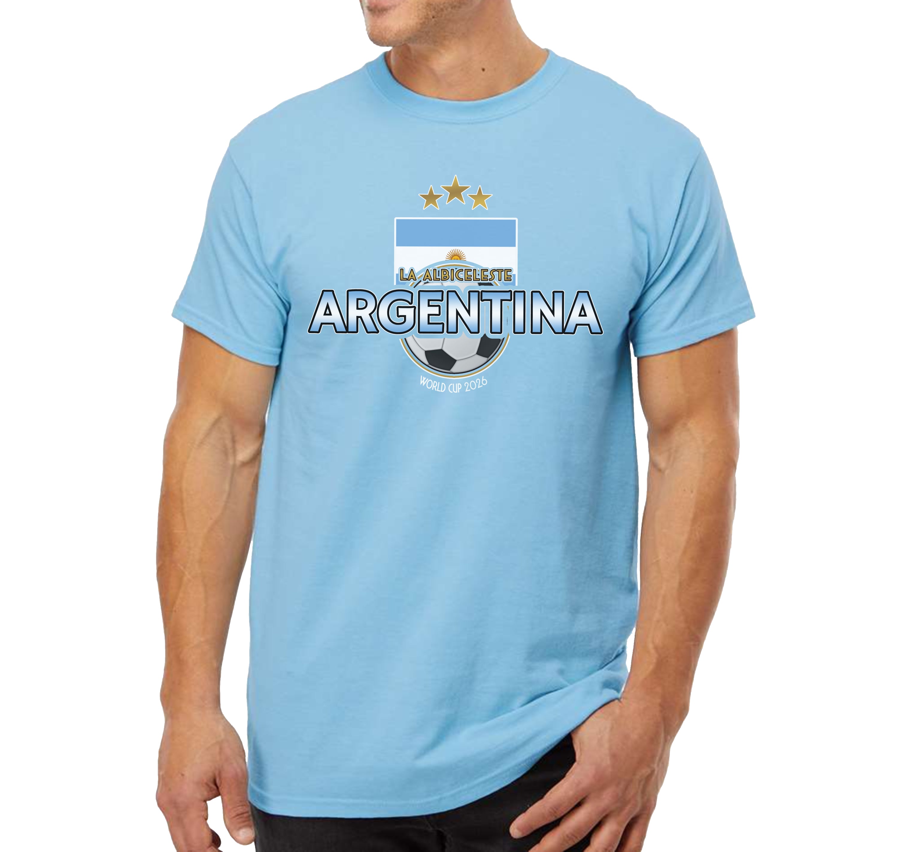 Argentina 2026 World Cup Fan T-Shirt – La Albiceleste Soccer Tee