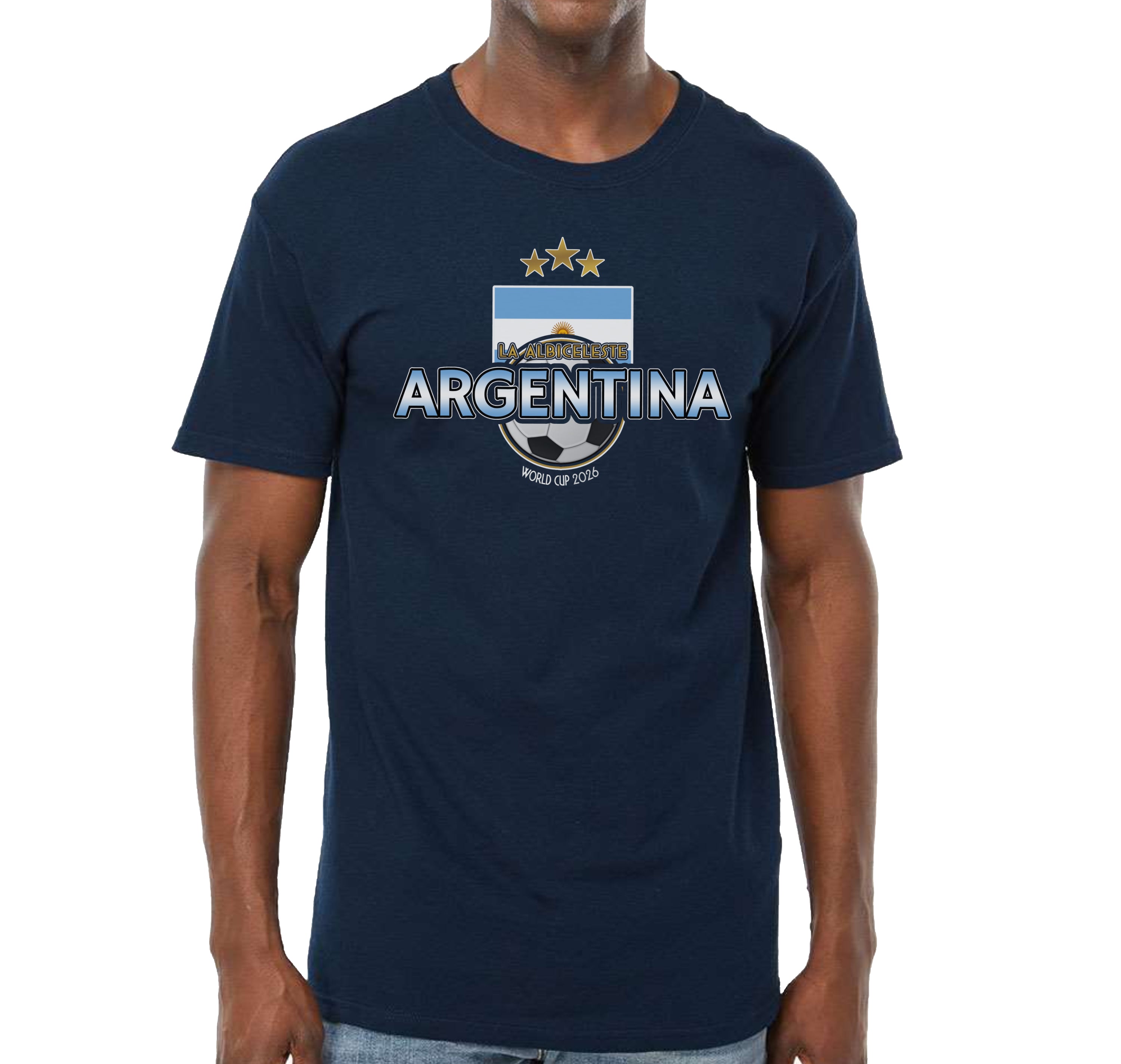 Argentina 2026 World Cup Fan T-Shirt – La Albiceleste Soccer Tee