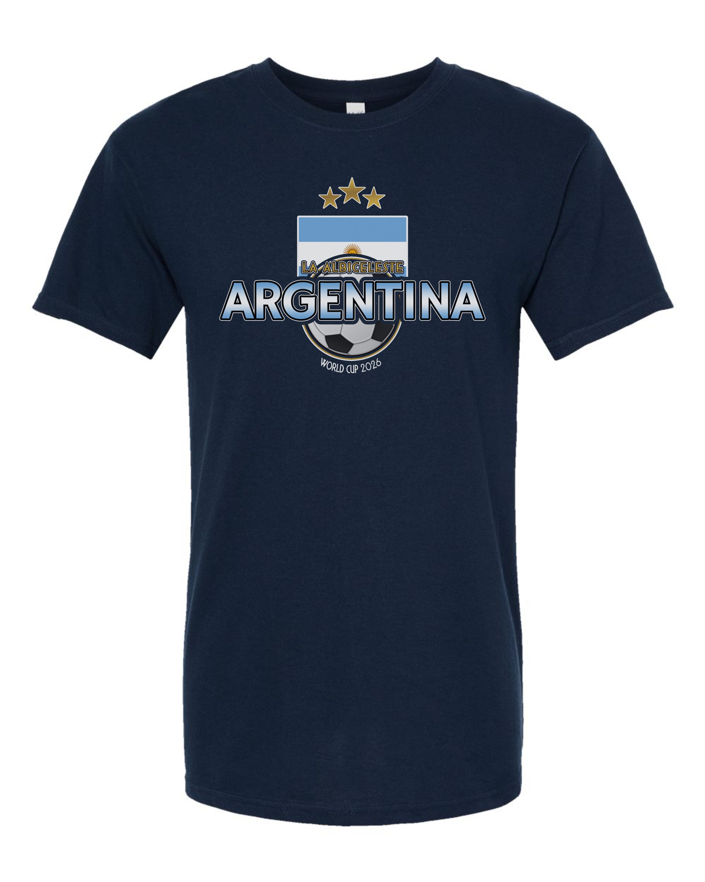 Argentina 2026 World Cup Fan T-Shirt – La Albiceleste Soccer Tee