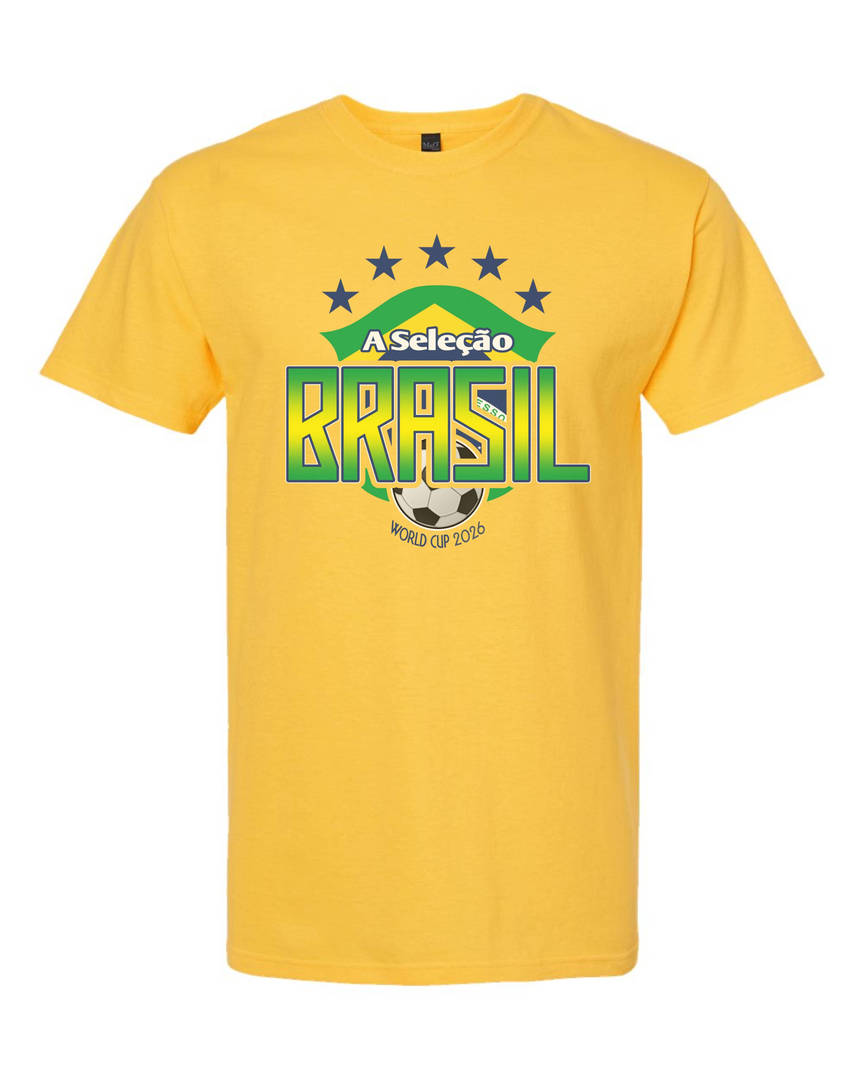 Brazil 2026 World Cup Fan T-Shirt – A Seleção Soccer Tee