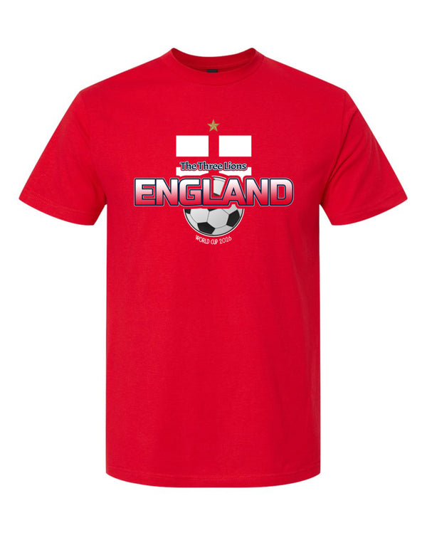 England 2026 World Cup Fan T-Shirt – The Three Lions Soccer Tee