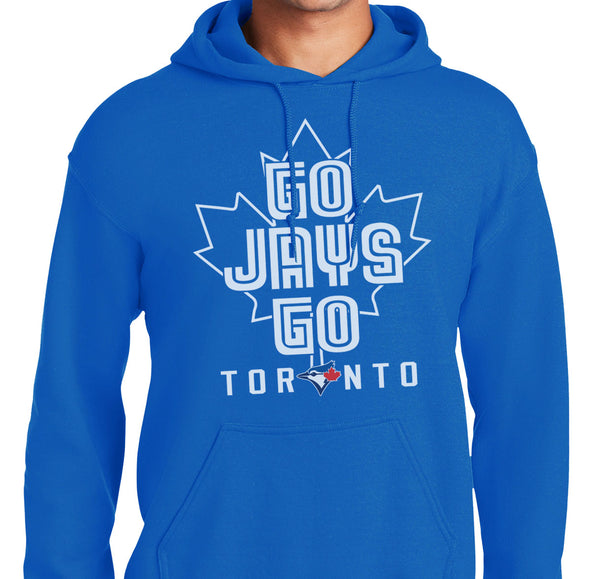 Go Jays Go Hoodie – Unisex Baseball Fan Sweatshirt, Comfortable Soft Fleece Pullover, for Fans