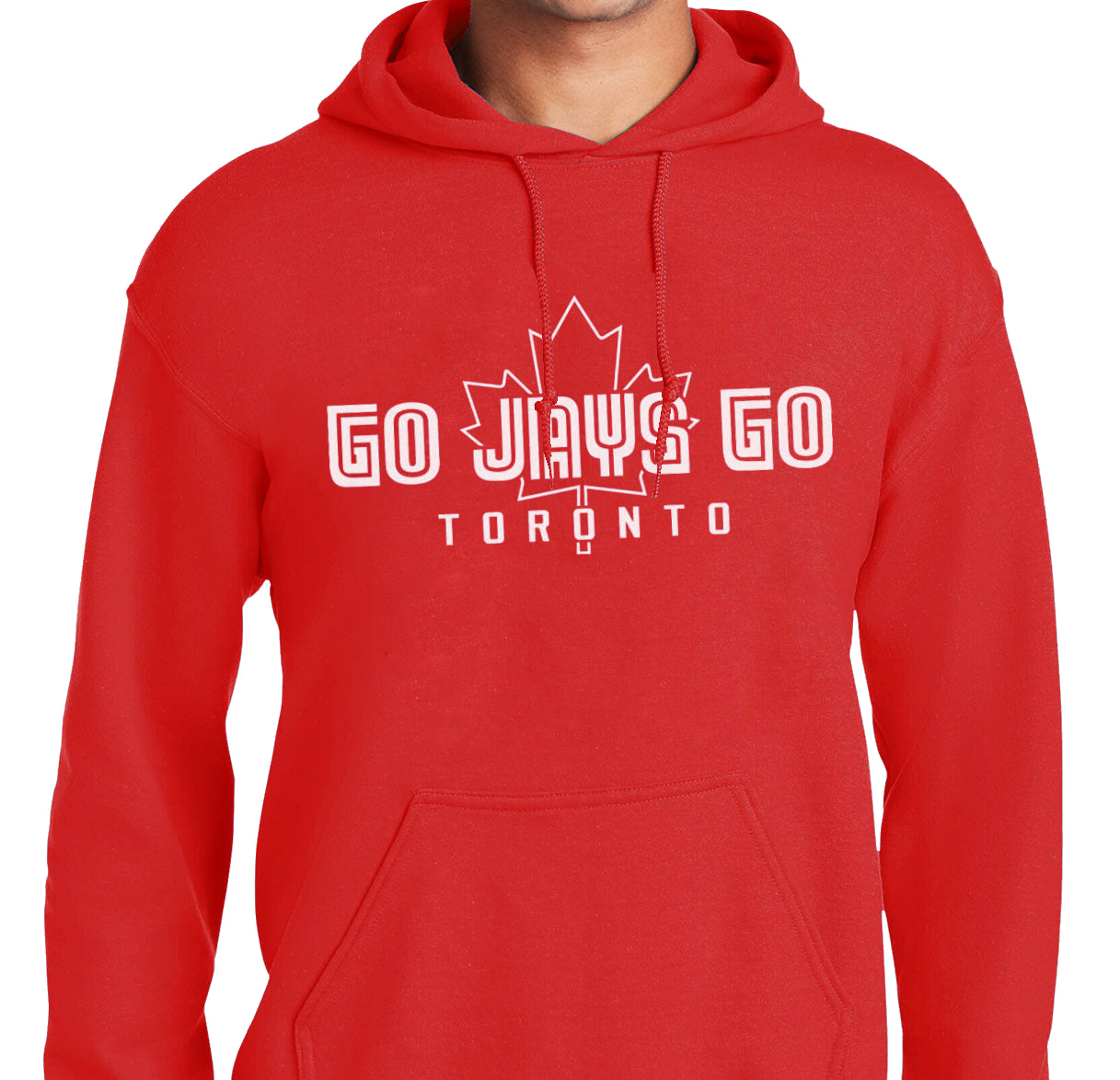 Go Jays Go Hoodie – Unisex Baseball Fan Sweatshirt, Comfortable Soft Fleece Pullover, for Fans