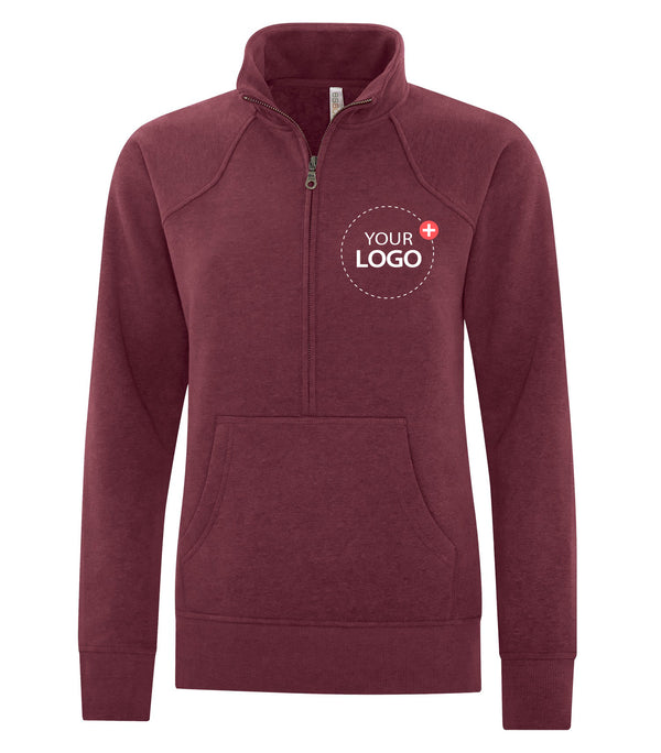 ATC™ ESACTIVE® VINTAGE 1/2 ZIP LADIES' SWEATSHIRT. L2042