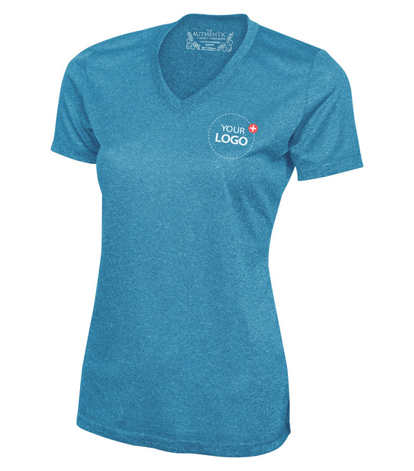 ATC™ PRO TEAM HEATHER ProFORMANCE V-NECK LADIES' TEE