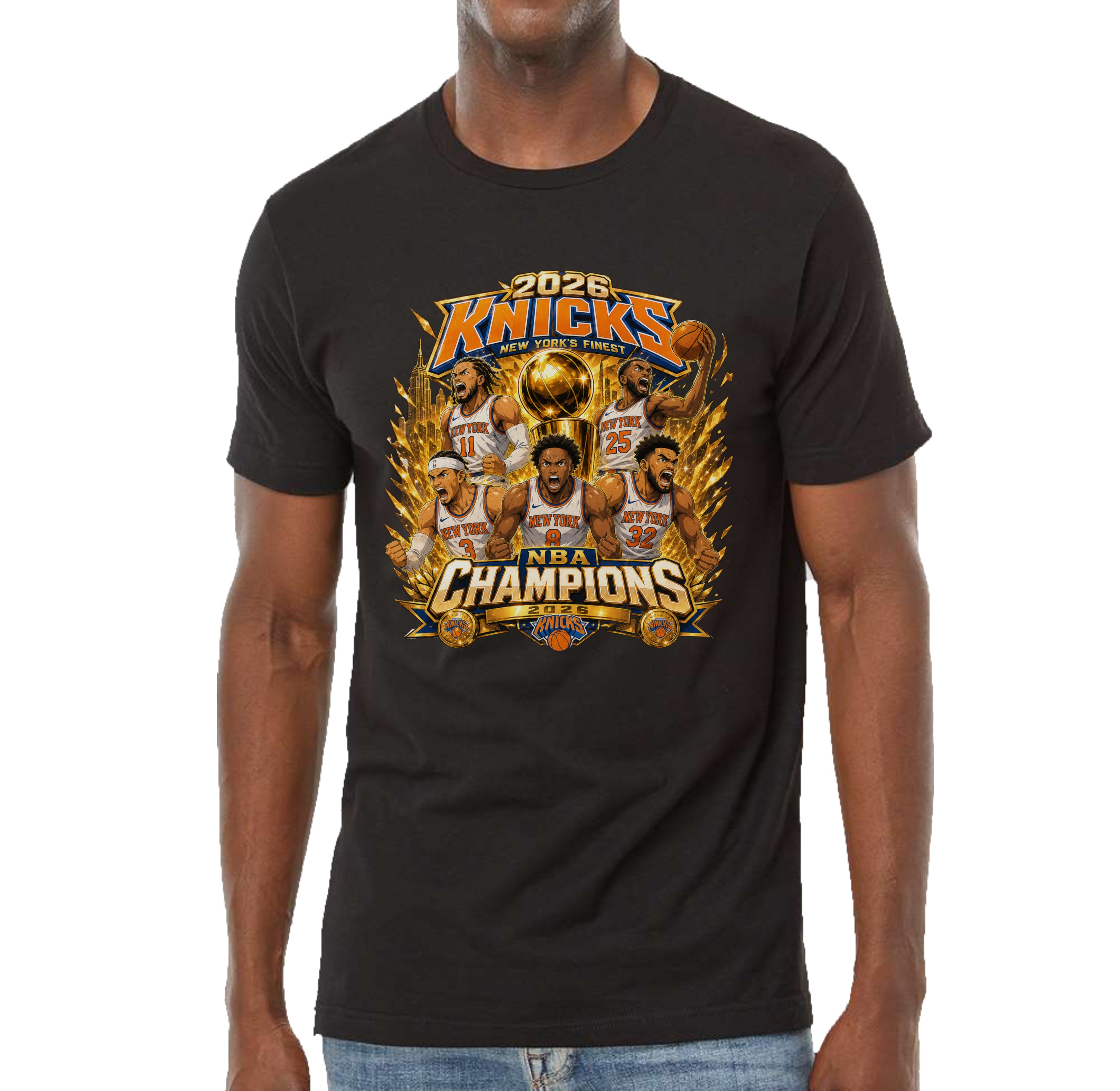 New York Knicks 2026 NBA Champions Fan T-Shirt
