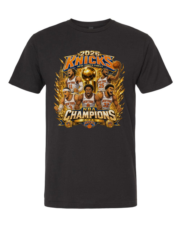 New York Knicks 2026 NBA Champions Fan T-Shirt