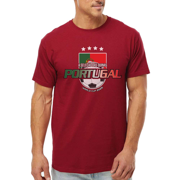 Portugal 2026 World Cup Fan T-Shirt – A Seleção das Quinas Soccer Tee