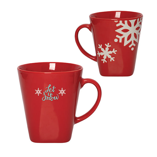 VINTER 350 ML. (12 FL. OZ.) SNOWFLAKE MUG - promopig