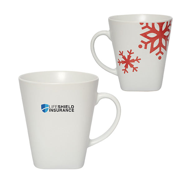 VINTER 350 ML. (12 FL. OZ.) SNOWFLAKE MUG - promopig