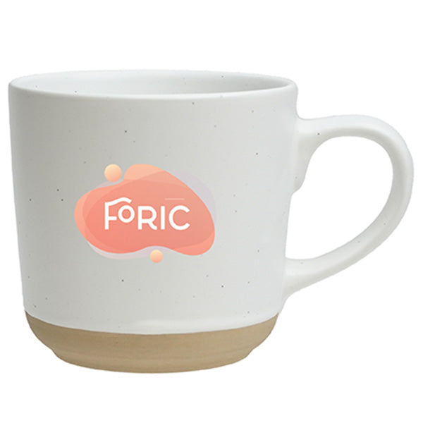 OKANAGAN SPECKLED 400 ML. (13.5 FL. OZ.) CERAMIC MUG - promopig