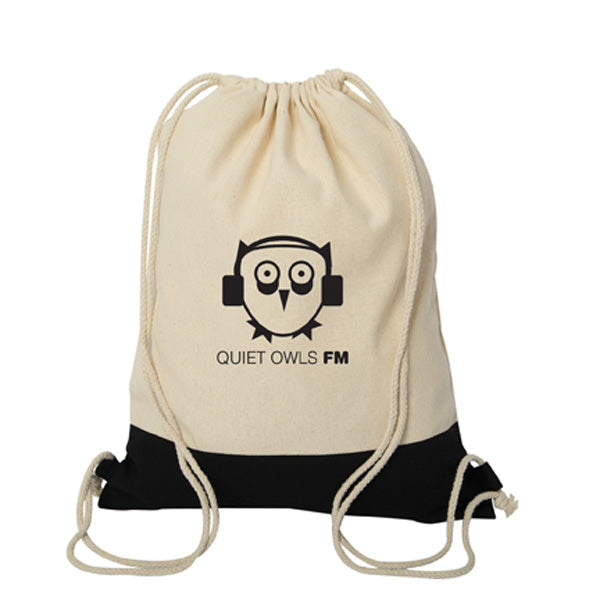 WESTPORT COTTON DRAWSTRING CINCH - promopig