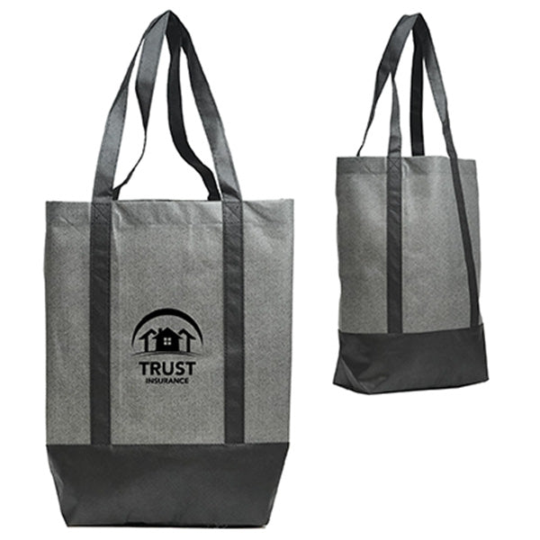 HEATHERED NON-WOVEN TOTE