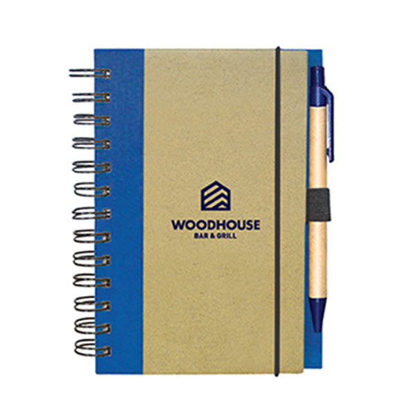 RECYCLED CARDBOARD NOTEPAD - promopig