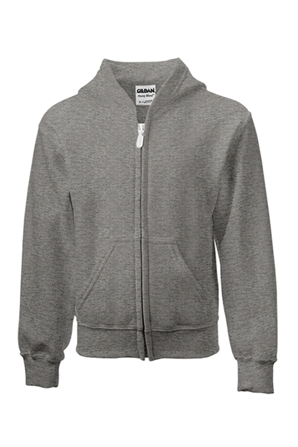 Gildan Youth Full Zip Hooded Sweatshirt