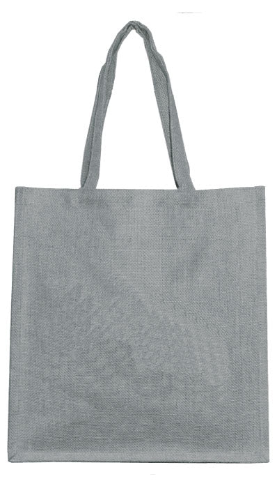 COLORED JUTE TOTE