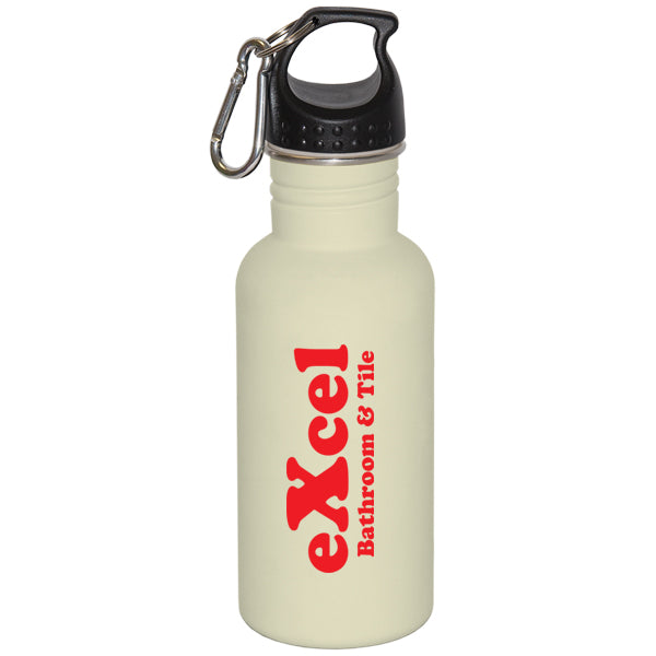 WIDE MOUTH 500 ML (17 FL. OZ.) STAINLESS STEEL WATER BOTTLE - promopig