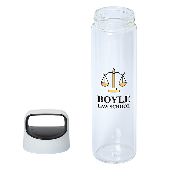600 ML. (20 FL. OZ.) GLASS WATER BOTTLE