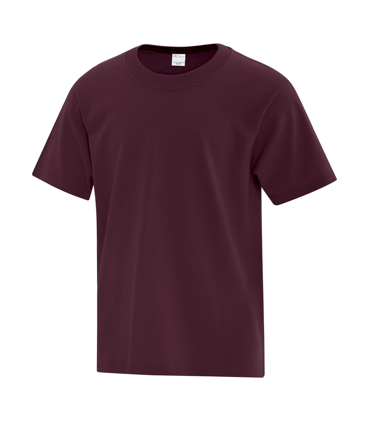 cotton maroon tshirt
