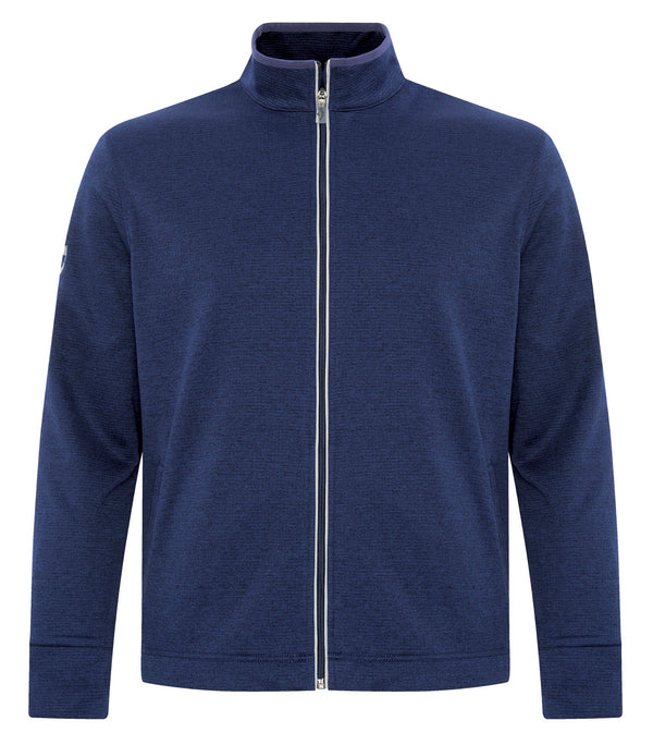 CALLAWAY WAFFLE FLEECE FULL ZIP JACKET. CGM503