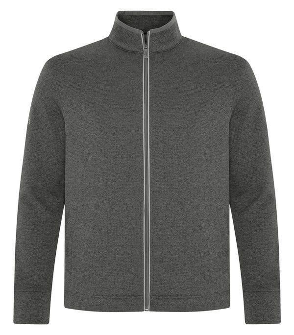 CALLAWAY WAFFLE FLEECE FULL ZIP JACKET. CGM503