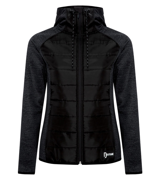 DRYFRAME® DRY TECH INSULATED WATER RESISTANT FLEECE LADIES' JACKET. DF7680L