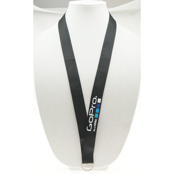 1" Silkscreened Flat Lanyard w/ a Key Ring