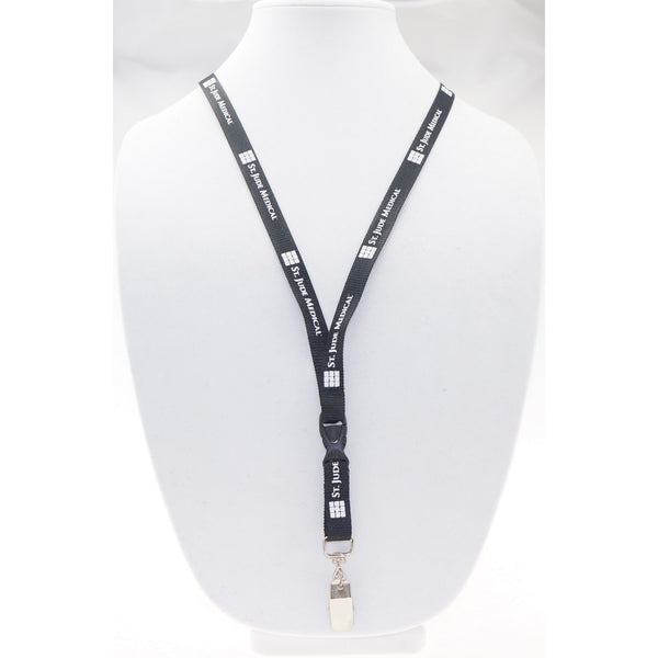 1/2" Silkscreened Flat Lanyard w/Detached Buckle