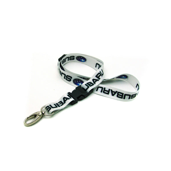 3/4" Silkscreened Flat Lanyard w/Detachable Buckle