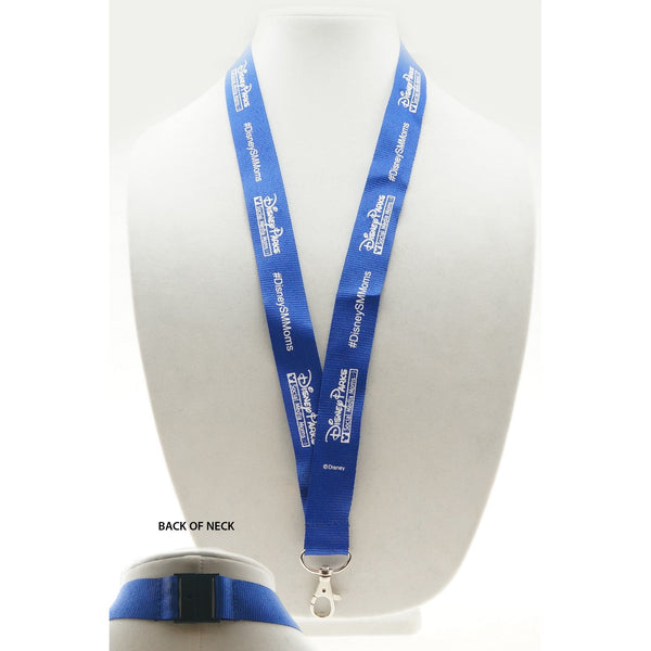 1" Silkscreened Flat Lanyard w/ Sew on Breakaway