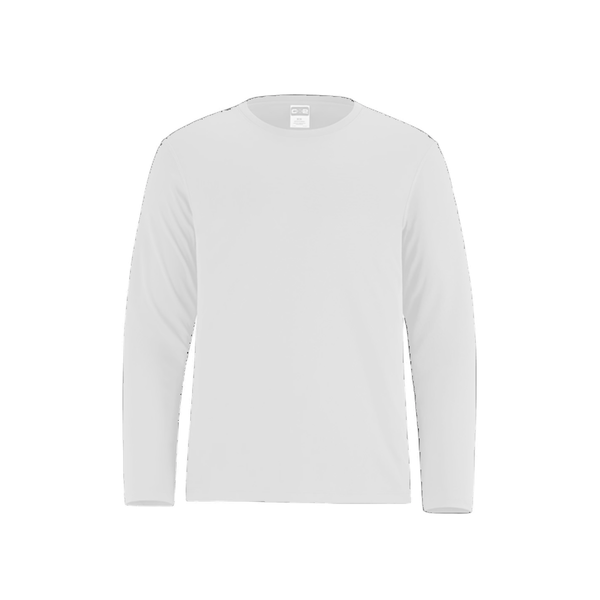 S05937 - Shore - Men's Long Sleeve Crew Neck Polyester T-Shirt - promopig